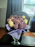 Vela artesanal bouquet de rosas