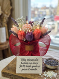 Bouquet de Velas Artesanales con Aroma a Lavanda